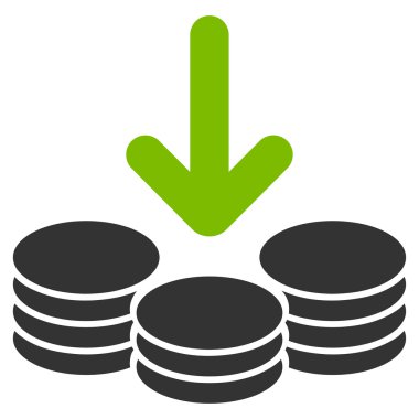 Ticaret kümesinden gelir simgesi