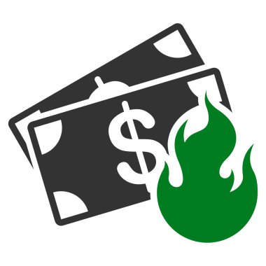 Yangın kaza simge ticaret kümesinden