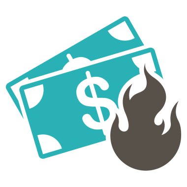 Yangın kaza simge ticaret kümesinden