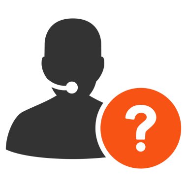 Çevrimiçi destek simge ticaret kümesinden