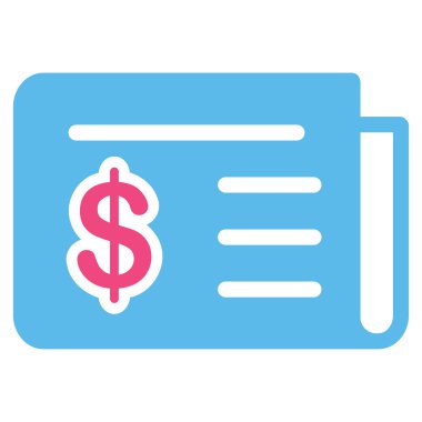 Ticaret kümesinden finansal haber simgesi