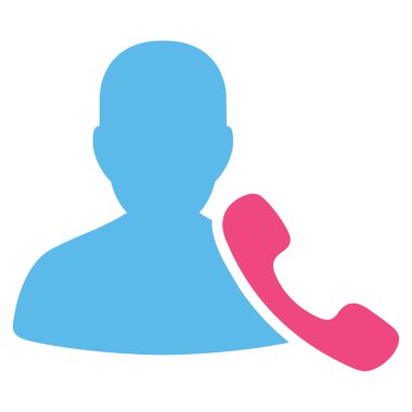 Telefon desteği simgesinden ticaret Set