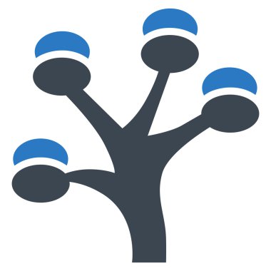 Para ağacı simge ticaret kümesinden