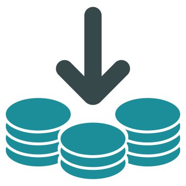 Ticaret kümesinden gelir simgesi