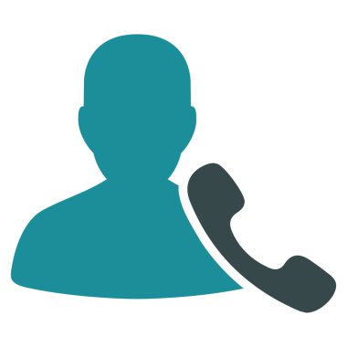 Telefon desteği simgesinden ticaret Set