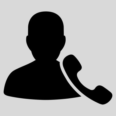 Telefon desteği simgesinden ticaret Set