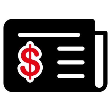 Ticaret kümesinden finansal haber simgesi