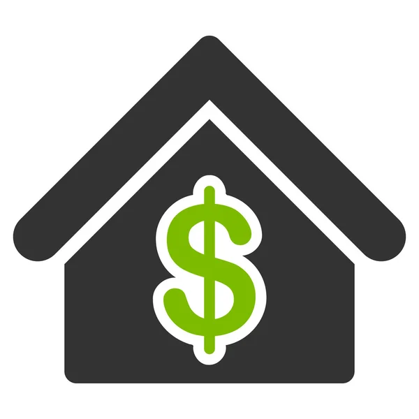 Hypotheken-Ikone aus dem Handel gesetzt — Stockfoto