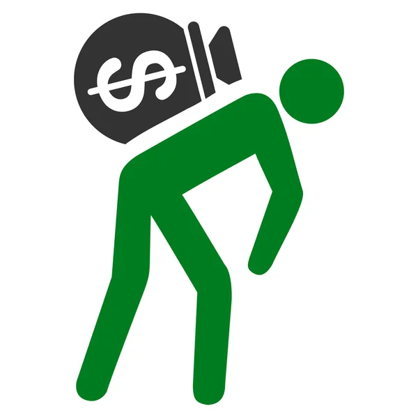 Geld Courier pictogram van Commerce Set — Stockfoto