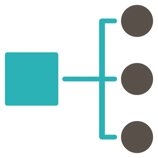 Icono de diagrama del conjunto de comercio —  Fotos de Stock