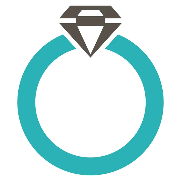 Diamond Ring pictogram van Commerce Set — Stockfoto