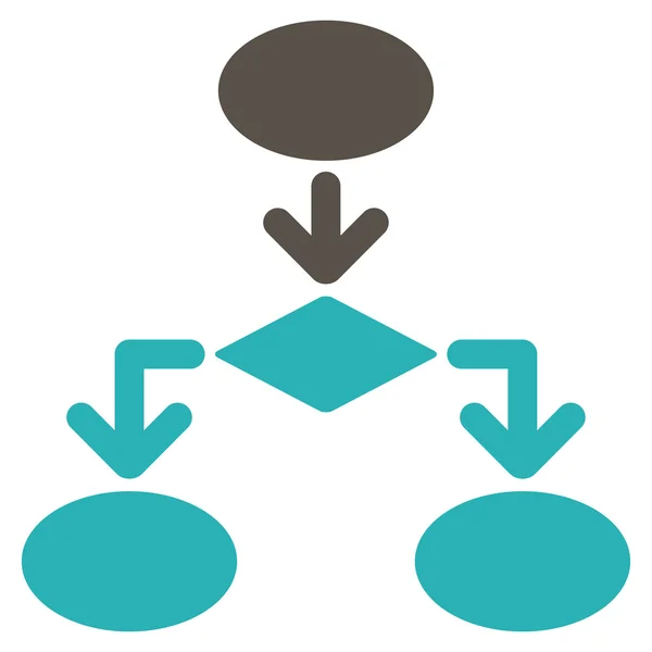 Блок-схема ікона з торгівлі Set — стокове фото