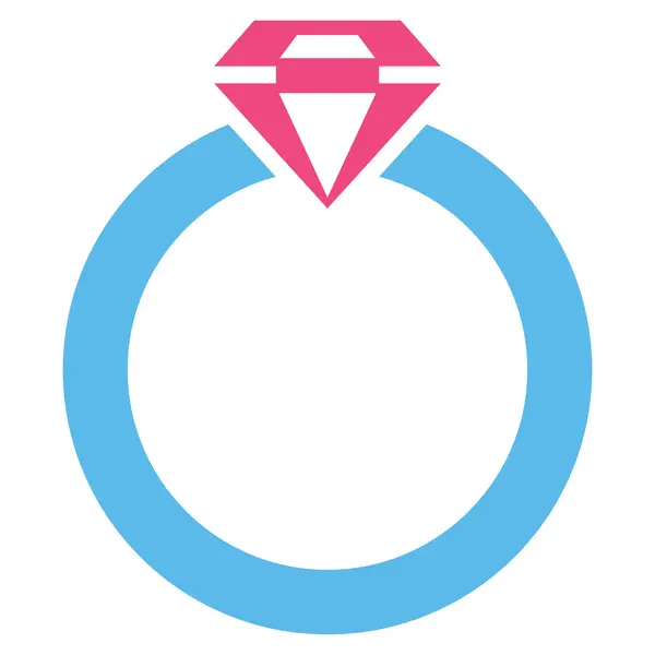 Icône bague diamant de Commerce Set — Photo