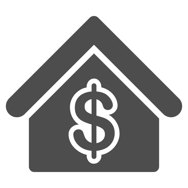 Ícone hipotecário do conjunto de comércio — Fotografia de Stock