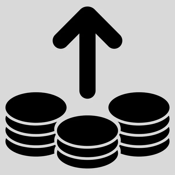 Utbetalning ikonen från Commerce Set — Stockfoto