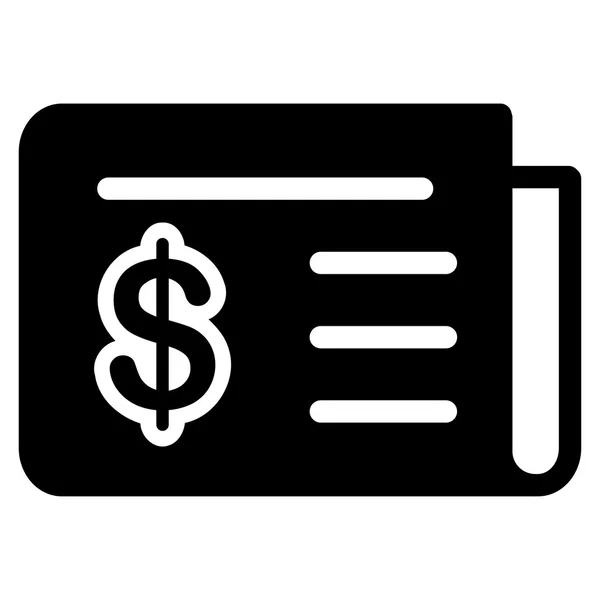 Financieel nieuws pictogram van Commerce Set — Stockfoto
