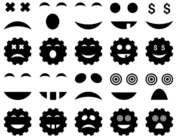 Werkzeug, Ausrüstung, Lächeln, Emotionsymbole — Stockfoto