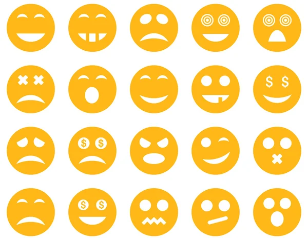 Smile and emotion icons — Stock Photo, Image