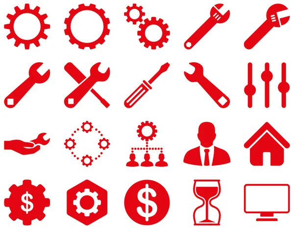 Settings and Tools Icons — Stock Photo, Image