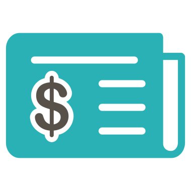 Ticaret kümesinden finansal haber simgesi