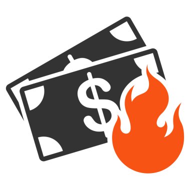 Yangın kaza simge ticaret kümesinden