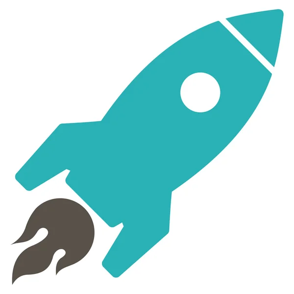 Rakety odpálit raketu ikona z obchodu sady — Stockový vektor