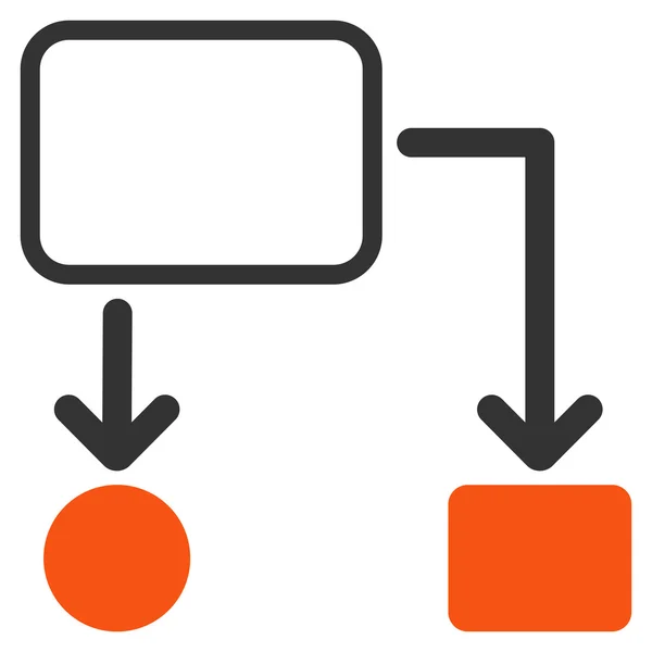 Icono de esquema del conjunto de comercio — Archivo Imágenes Vectoriales