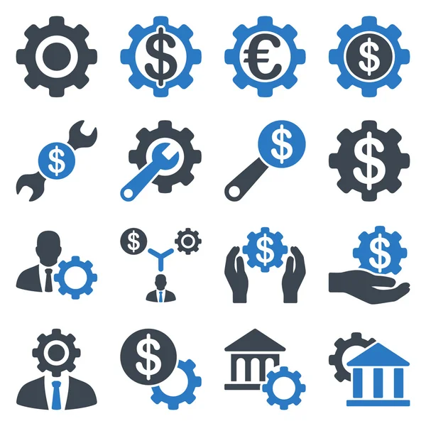 Finansal araçlar ve seçenekler Icon set