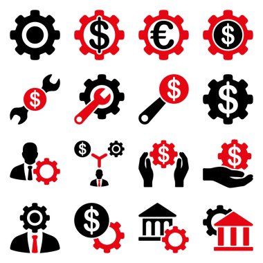 Finansal araçlar ve seçenekler Icon set