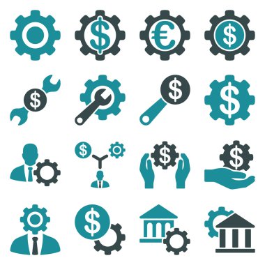 Finansal araçlar ve seçenekler Icon set