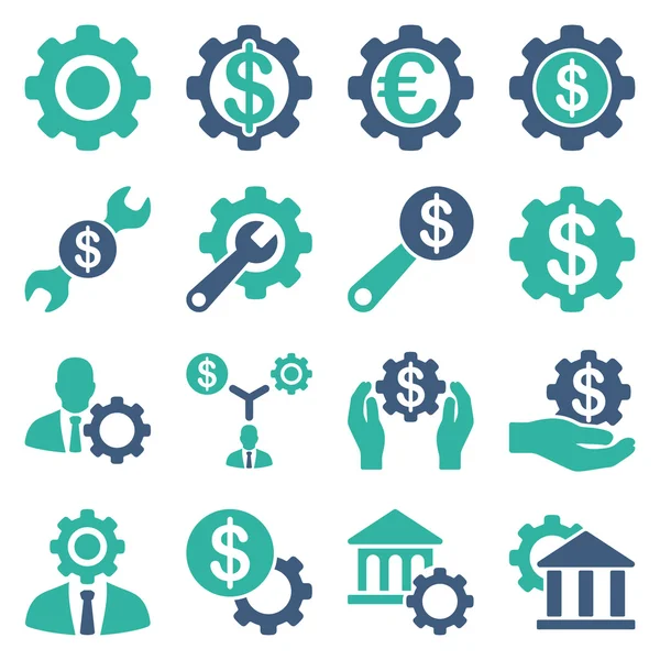 Finansal araçlar ve seçenekler Icon set