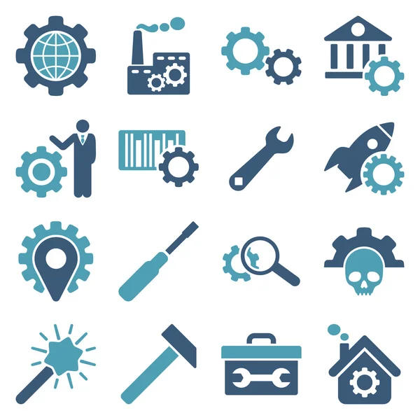 Seçenekleri ve hizmet araçları simge seti