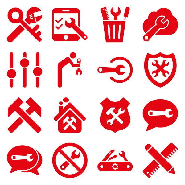 Opțiuni și instrumente de service Icon Set — Fotografie, imagine de stoc