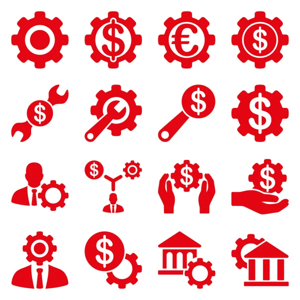 Finansal araçlar ve seçenekler Icon set
