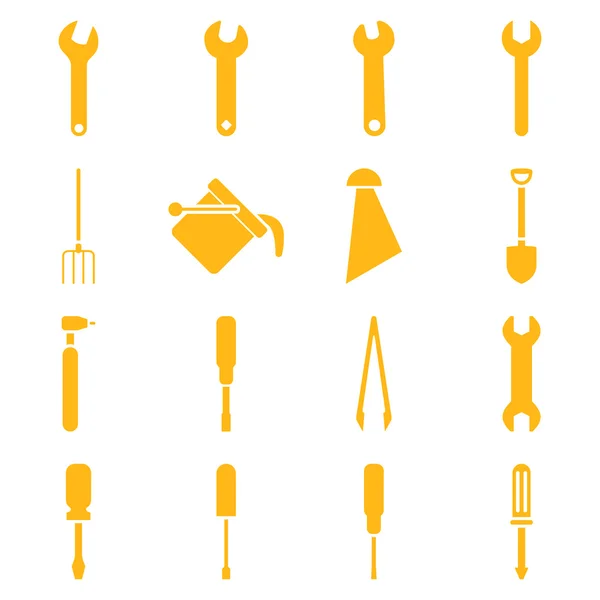Přístroje a nástroje sady ikon — Stock fotografie
