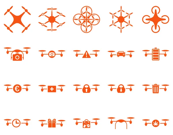 에 어 드 론 및 quadcopter 도구 아이콘 — 스톡 사진