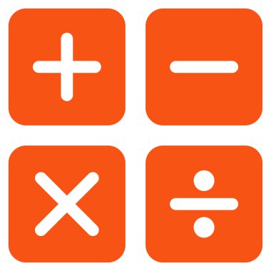 Hesap makinesi simge iş Bicolor kümesi'nden