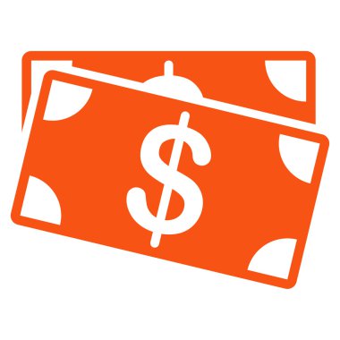 Doları banknot simgesi iş Bicolor kümesi'nden