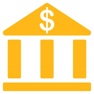 Banka iş Bicolor ayarla simgesini