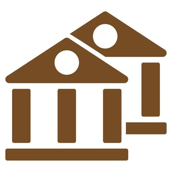 Bankerna ikonen från Business Bicolor ange — Stock vektor