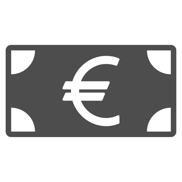 Icono de billete en euros de Business Bicolor Set — Vector de stock