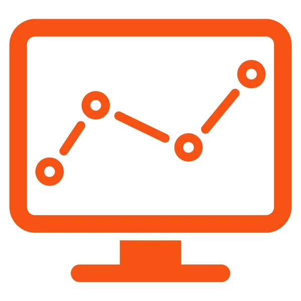 Monitoring icon from Business Bicolor Set — Stock Vector