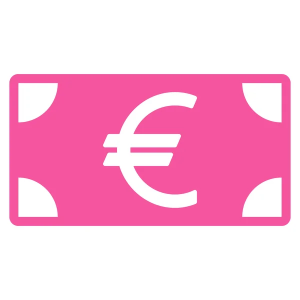 Euro-Banknotensymbol aus dem Business-Zweifarbset — Stockvektor