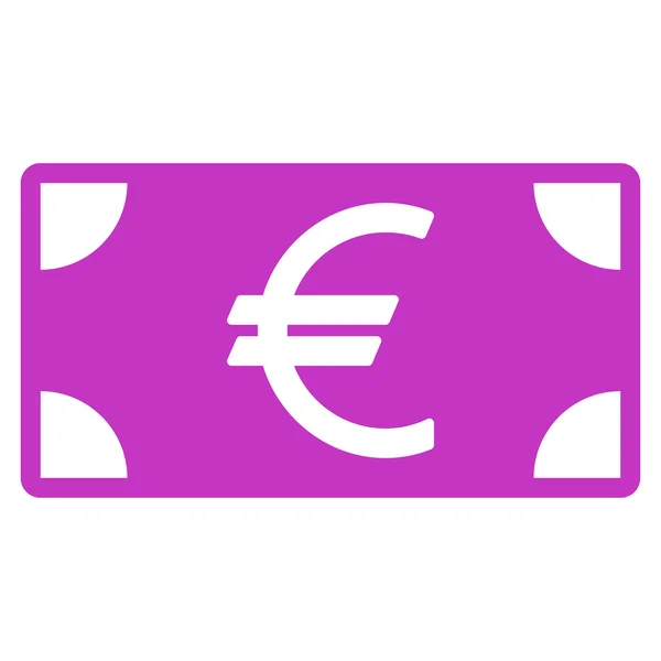 Euro-Banknotensymbol aus dem Business-Zweifarbset — Stockvektor