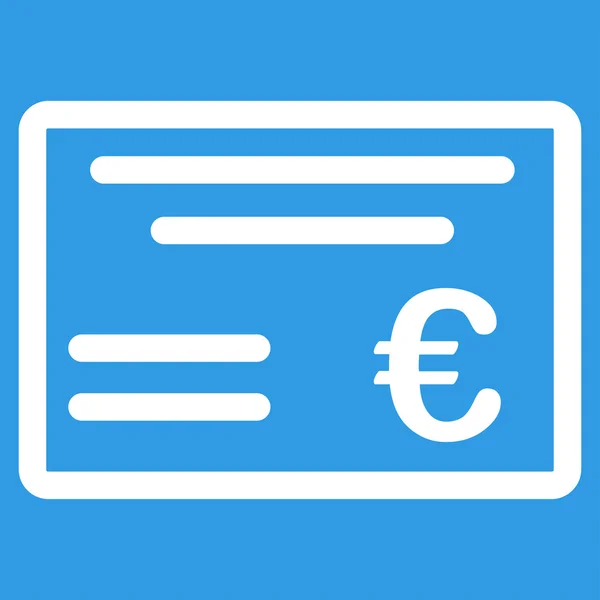 Cheque pictogram — Stockvector