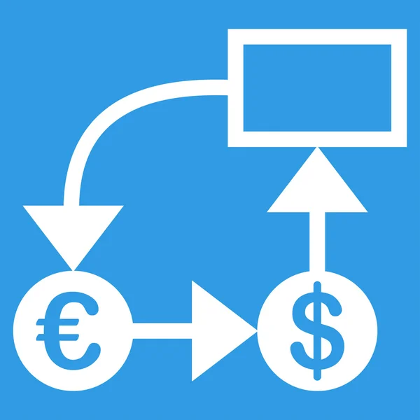 Flow chart icon — Stock Vector