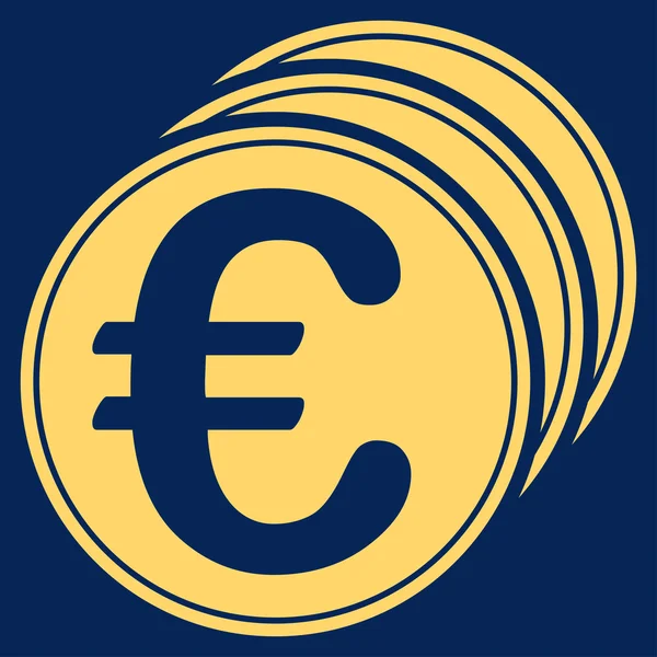 Euro-Münzen — Stockvektor