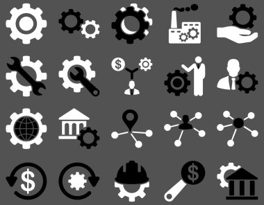 Ayarları ve araçları simgeler