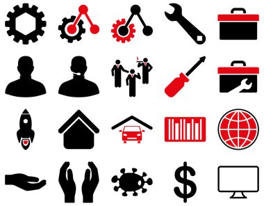 Ayarları ve araçları simgeler