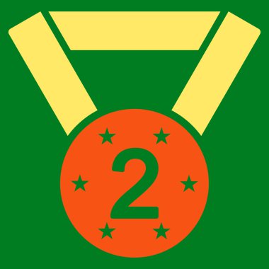 İkinci madalya simgesi